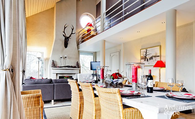 Spacious holiday home for 8 people in Malmedy with 4 bedrooms, sauna, fireplace and private garden