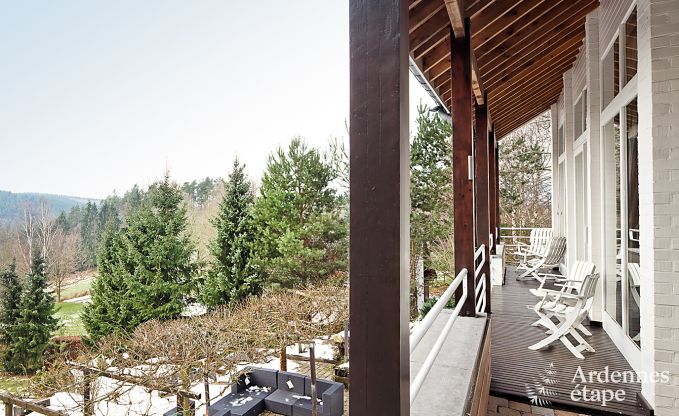 Spacious holiday home for 8 people in Malmedy with 4 bedrooms, sauna, fireplace and private garden