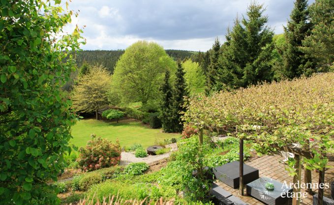 Spacious holiday home for 8 people in Malmedy with 4 bedrooms, sauna, fireplace and private garden