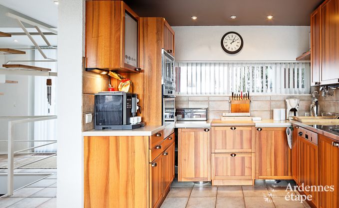 Spacious holiday home for 8 people in Malmedy with 4 bedrooms, sauna, fireplace and private garden