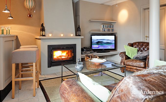 Spacious holiday home for 8 people in Malmedy with 4 bedrooms, sauna, fireplace and private garden