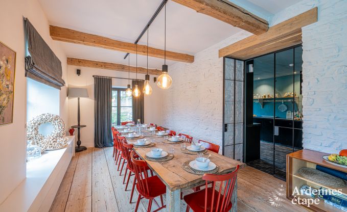 Charming and stylish little farmhouse for 14 people and 2 dogs in Manhay