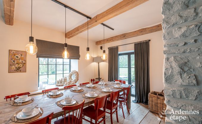 Charming and stylish little farmhouse for 14 people and 2 dogs in Manhay
