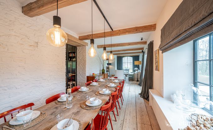 Charming and stylish little farmhouse for 14 people and 2 dogs in Manhay