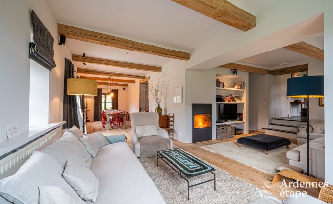 Charming and stylish little farmhouse for 14 people and 2 dogs in Manhay