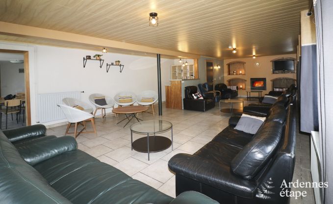 Gite for group holidays of 40 people with sauna in Manhay