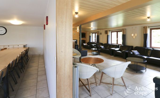 Gite for group holidays of 40 people with sauna in Manhay