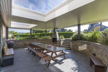 Holiday cottage with sauna and games in Manhay for 20 persons in the Ardennes