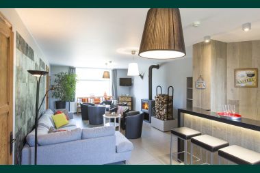 Holiday cottage with sauna and games in Manhay for 20 persons in the Ardennes