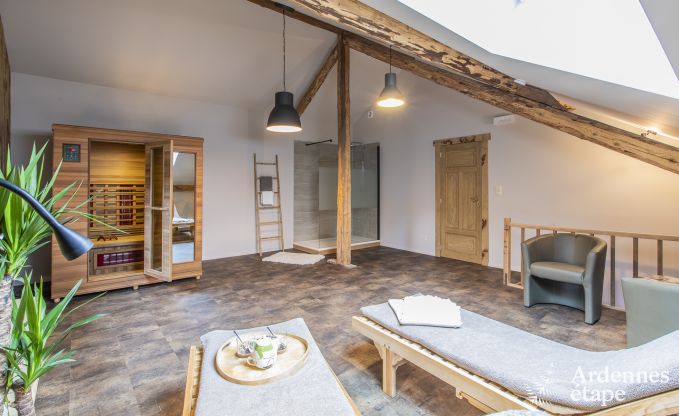 Warm, welcoming holiday home to rent for nine people in the Ardennes (Manhay)