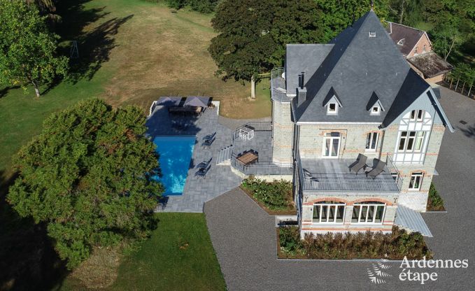 Luxury château for 15 p. to rent in Marche-en Famenne (Ardennes)