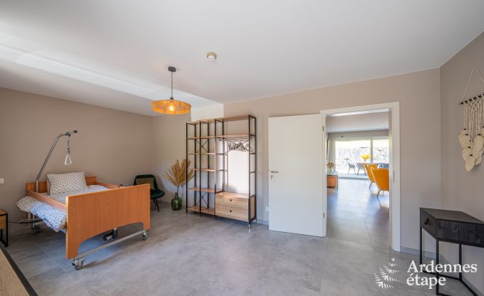 Wheelchair-accessible holiday home in Martelange for 9 people with private garden