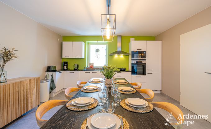 Wheelchair-accessible holiday home in Martelange for 9 people with private garden