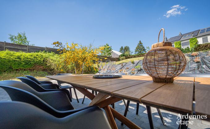 Wheelchair-accessible holiday home in Martelange for 9 people with private garden