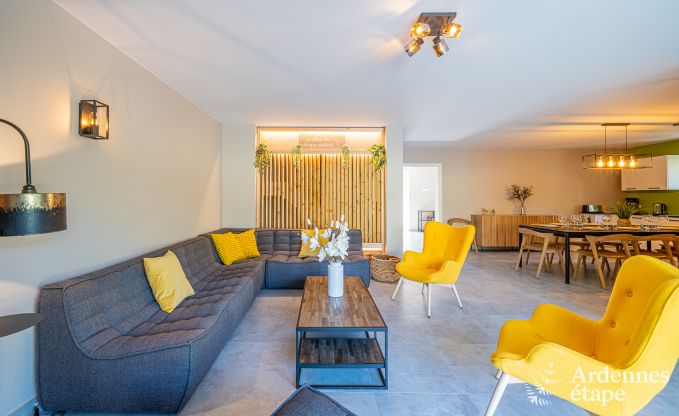 Wheelchair-accessible holiday home in Martelange for 9 people with private garden