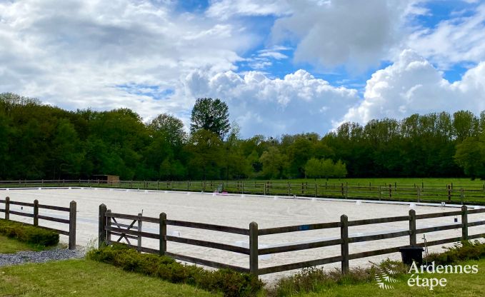 Authentic holiday home for 15 with horse stalls in Mettet, Ardennes