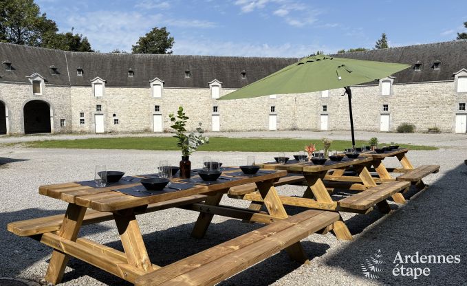 Castle in Modave for 46 persons in the Ardennes
