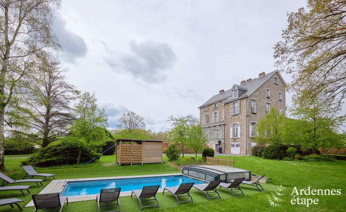 Beautifully renovated castle with swimming pool in Nassogne, Ardennes