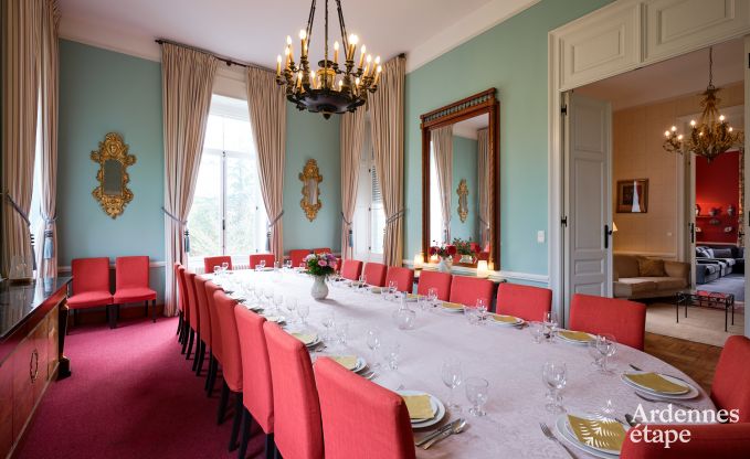 Beautifully renovated castle with swimming pool in Nassogne, Ardennes