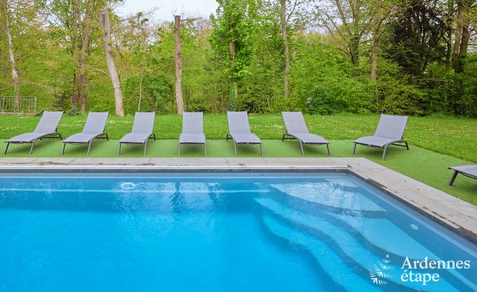 Beautifully renovated castle with swimming pool in Nassogne, Ardennes