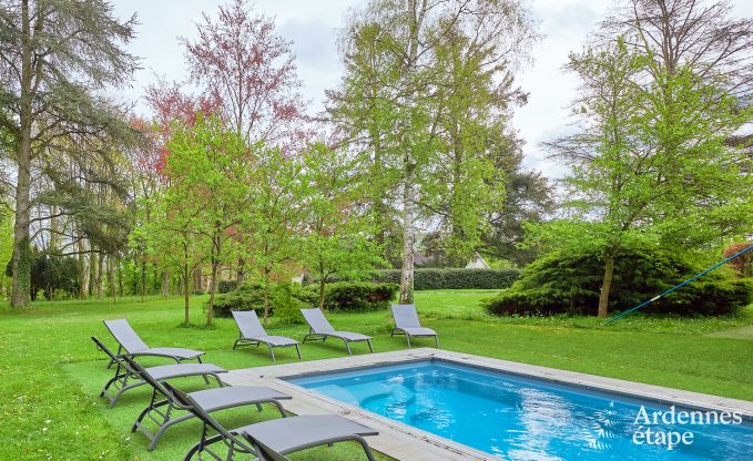 Beautifully renovated castle with swimming pool in Nassogne, Ardennes