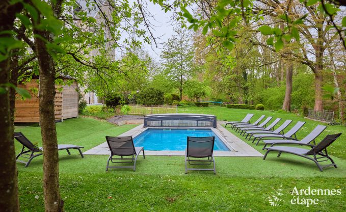 Beautifully renovated castle with swimming pool in Nassogne, Ardennes