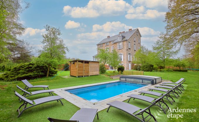 Beautifully renovated castle with swimming pool in Nassogne, Ardennes