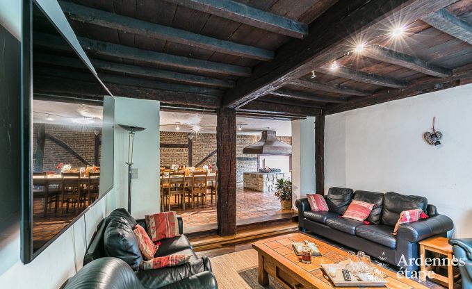 Holiday cottage in Nassogne for 15 persons in the Ardennes