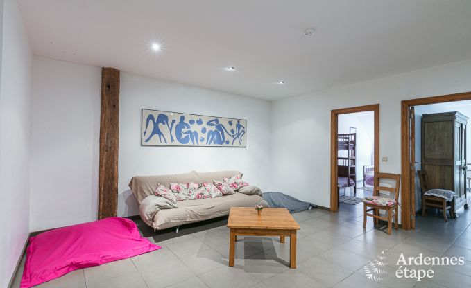 Holiday cottage in Nassogne for 15 persons in the Ardennes