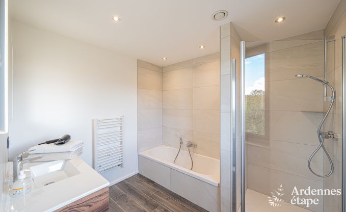 Luxury villa with indoor pool in Neufchteau for 8 people, perfect for families and couples