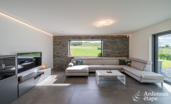 Luxury villa with indoor pool in Neufchteau for 8 people, perfect for families and couples