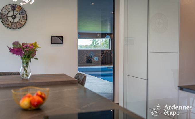 Luxury villa with indoor pool in Neufchteau for 8 people, perfect for families and couples