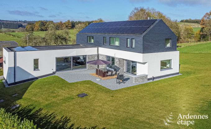 Luxury villa with indoor pool in Neufchteau for 8 people, perfect for families and couples