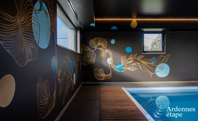 Luxury villa with indoor pool in Neufchteau for 8 people, perfect for families and couples