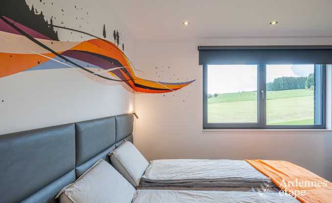 Luxury villa with indoor pool in Neufchteau for 8 people, perfect for families and couples