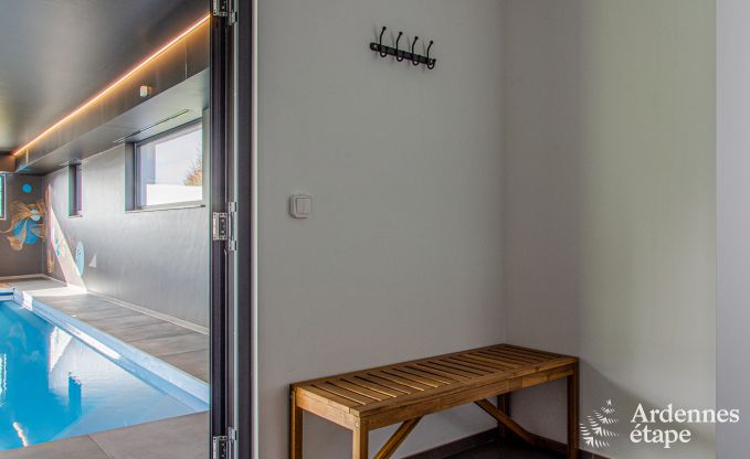 Luxury villa with indoor pool in Neufchteau for 8 people, perfect for families and couples