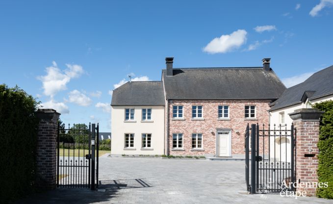 Luxury villa in Noiseux for eight guests in the Ardennes