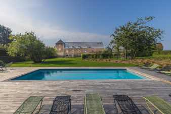 3,5 star rental holiday accommodation with swimming pool for 2 pers. in Ohey