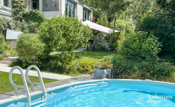 Wonderful holiday home in Onhaye with swimming pool, jacuzzi, sauna and games rooms for 14 people near Dinant