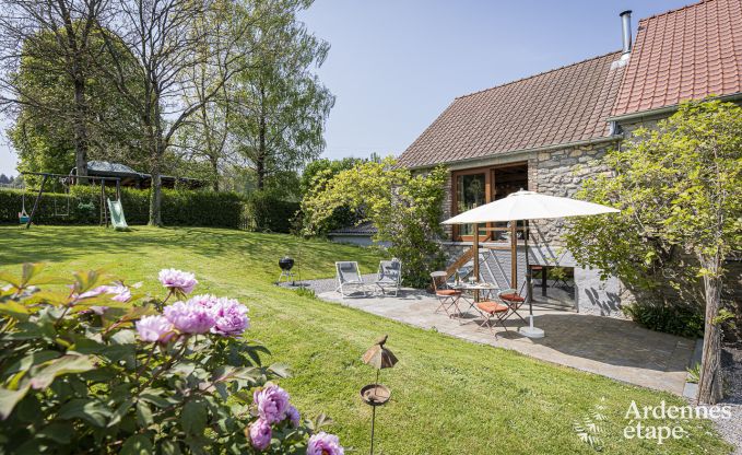 Holiday cottage with tennis court in Onhaye for 2/3 persons in the Ardennes