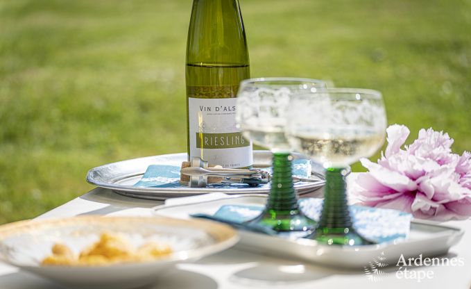 Holiday cottage with tennis court in Onhaye for 2/3 persons in the Ardennes