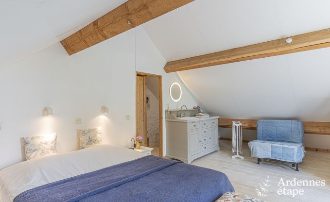 Holiday cottage with tennis court in Onhaye for 2/3 persons in the Ardennes