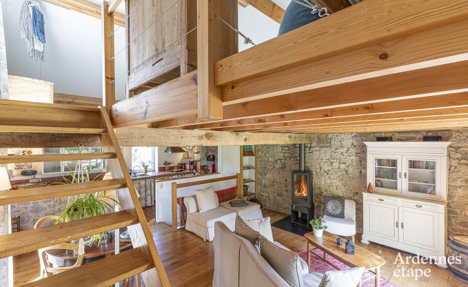 Holiday cottage with tennis court in Onhaye for 2/3 persons in the Ardennes