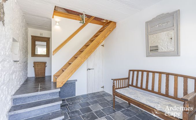 Holiday cottage with tennis court in Onhaye for 2/3 persons in the Ardennes