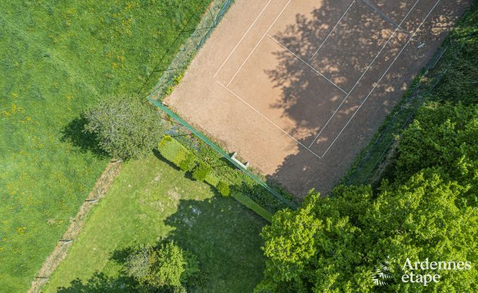 Holiday cottage with tennis court in Onhaye for 2/3 persons in the Ardennes