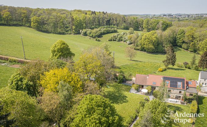 Holiday cottage with tennis court in Onhaye for 2/3 persons in the Ardennes