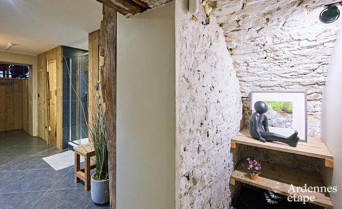 Wonderful holiday home in Onhaye with swimming pool, jacuzzi, sauna and games rooms for 14 people near Dinant