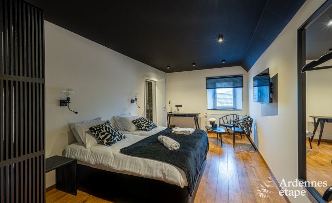 Luxury castle for 30 people in Ouffet with 14 bedrooms, 12 bathrooms, indoor pool, sauna and private garden