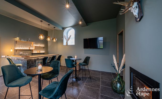 Luxury castle for 30 people in Ouffet with 14 bedrooms, 12 bathrooms, indoor pool, sauna and private garden