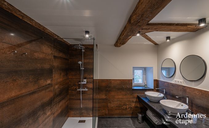 Luxury castle for 30 people in Ouffet with 14 bedrooms, 12 bathrooms, indoor pool, sauna and private garden